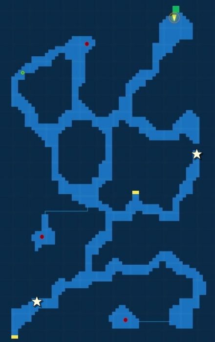 ダルナキア洞窟・探索MAP　エリア1