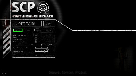 Scp ゲーム開始手順と起動時の設定 Containment Breach