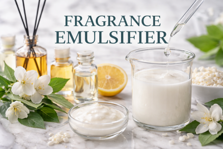 Fragrance emulsifiers and natural ingredients