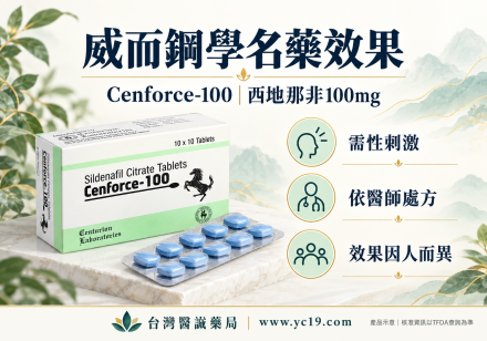 威而鋼學名藥效果