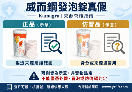 威而鋼發泡錠真假